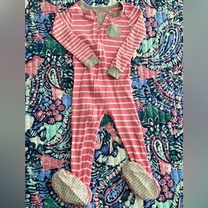 Toddler Girl Zipper Pajamas